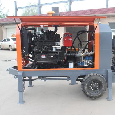 China Kleine mini cementmorteltruck Betonpomp Hbt 40 Mini Truck Machines Chinees Te koop