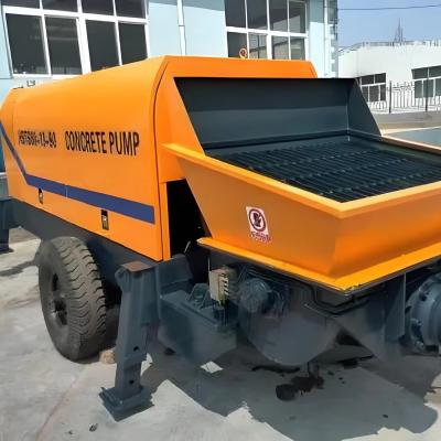 China Truck gemonteerde betonnen pomp draagbare mini cement betonnen pompen hydraulische cement pomp Te koop