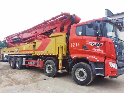 Cina Camion pompatore di calcestruzzo usato montato 56m 62m Camion miscelatore di pompe di calcestruzzo usato per il pompaggio a boom in vendita