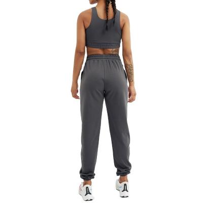 China OEM Breathable Women's Customization Yoga Running Vest And Climbing Fitness Training Legging Sports Bra Sweatsuit Jogger Pants 2 Piece Set for sale