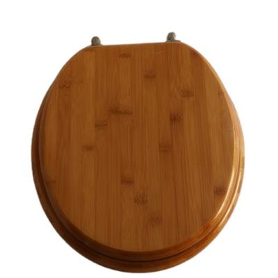 China Zhejiang Modern Factory Wholesale Bamboo Toilet Seat Cover 2021 for sale