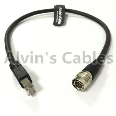 中国 ソニーのカメラのためのRJ45 Cat6の原物への高い屈曲M12のケーブル会議のHirose 10 Pinの男性 販売のため