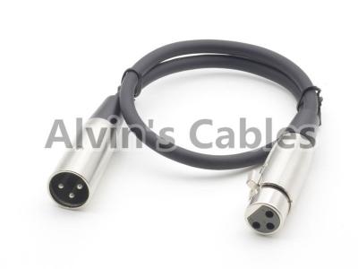 China El MIC protegió al varón del perno del cable de audio XLR 3 de la cámara de los 25cm a la hembra para el cordón del audio del micrófono en venta