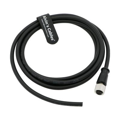 China El código 5 Pin Female Aviation Socket Sensor de M12 A protegió el cable para la red industrial los 2M de los dispositivos del sensor de la cámara los 6.5Ft en venta