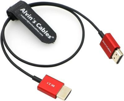 China Alvin'S Cables 8K HDMI 2.1 Cable 48Gbps High Speed Ultra Thin HDMI Cable For Atomos Ninja-V 4K-60P 6K-Record Z-CAM Te koop