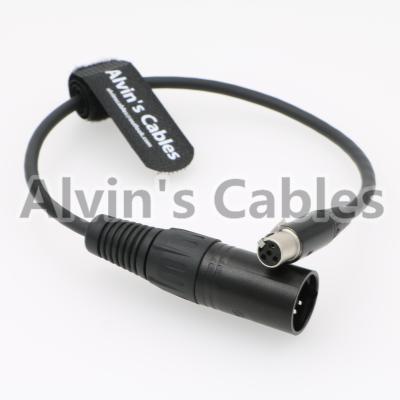 China Hembra ROJA de 4 Pin del cable de transmisión del monitor del cable de transmisión de Arri de la cámara TV Logie mini XLR al varón del Pin de XLR 4 en venta