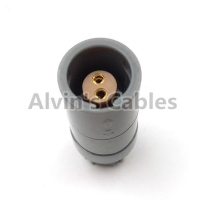 China Pin plástico del conector LEMO 2 compatible con el Pin de vaivén circular del plástico LEMO 2 del conector M.02.PLLC39A de LEMO PRG en venta