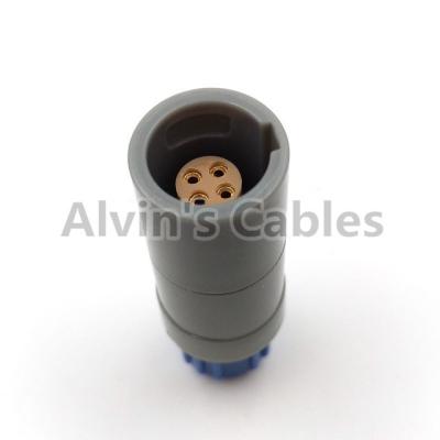 China Conector hembra de Pin médico de vaivén del conector gratis LEMO 4 del enchufe del substituto PRG del plástico de la serie P del Pin del conector 4 en venta