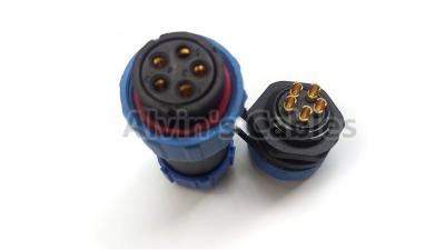 China Zócalo masculino Sp2110 del enchufe femenino del conector del coche eléctrico del conector de poder del equipo de la automatización de la prenda impermeable de la serie SP21 en venta