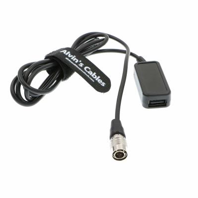 China Varón del Pin Hirose de los cables 4 de Alvin al cable femenino del convertidor 5V del USB de la tableta audio del cojín del teléfono de la carga del mezclador en venta