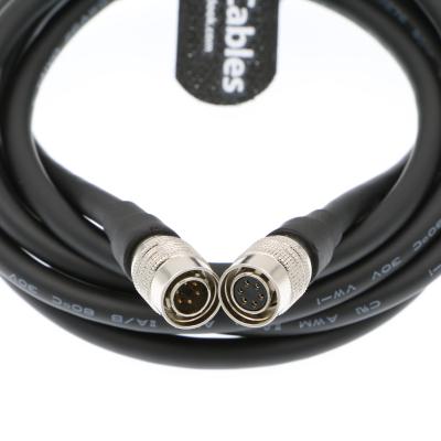 China Hembra del Pin de Hirose 6 al cable masculino de 6 Pin para la cámara de radio de la videocámara en venta