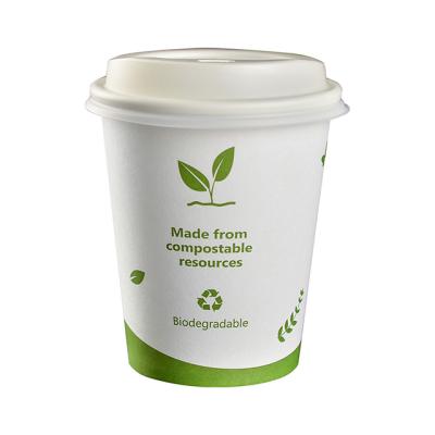 China Wholesale Disposable PLA Coating Coffee Single Wall Disposable Paper Cup For Hot Drinks for sale