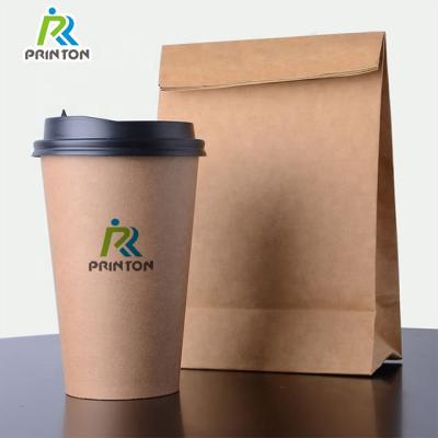 China 8oz 12oz 16oz Disposable Eco Friendly Custom Paper Cups With Lid Coffee Disposable Paper Cup for sale