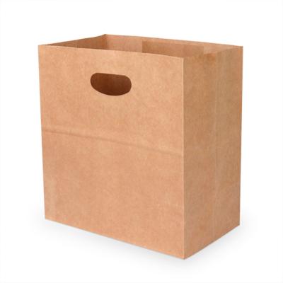 China Handmade Custom Kraft Paper Bags Brown Gift Shopping Brown Paper Bags With Handles Bulk for sale