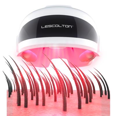 China Laser Hair Growth Helmet Hair Loss Treatments Laser Hair Regrowth Cap Men Women With Red Light Therapy for sale