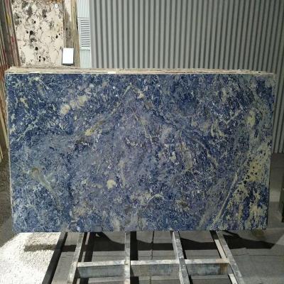 China Luxury Blue Sodalite Slab Marble Price for sale