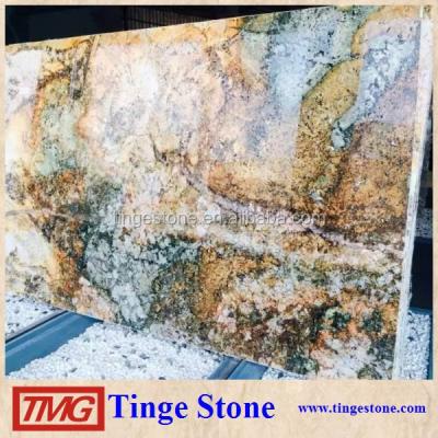 China Interior and exterior decoration fusion gold, Brazil golden yellow granite for sale