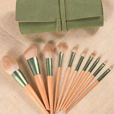 China Angular Blush Private Label High Quality Professional Wholesale Vegan Makeup 2021 Luxury Makeup Brush Set for sale