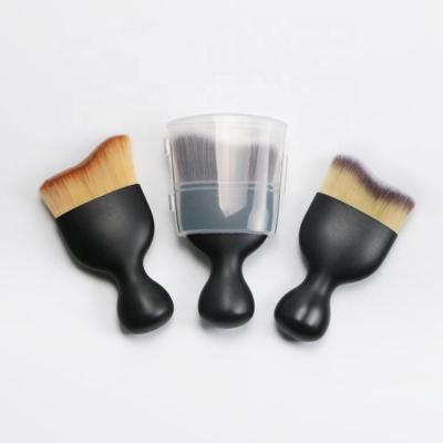 China Portable Single Eco-Friendly Wine Glass Best Quality Customized Taklon Blending Multi Functional Foundation Professional Makeup Brush for sale