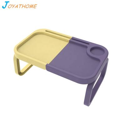 China Small Foldable Folding Plastic Computer Table Dining Tables Tray and Bench Outdoor Plastic Chairs Wholesale for Kids Toddlers for sale