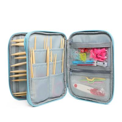 China Sewing Accessories Set DIY Wire Craft Weave Knit Factory 18pcs Knitting Needles Set 60cm Circular Bamboo Needle Sewing Accessories Set DIY Wire Craft Weave Knit Tools for sale