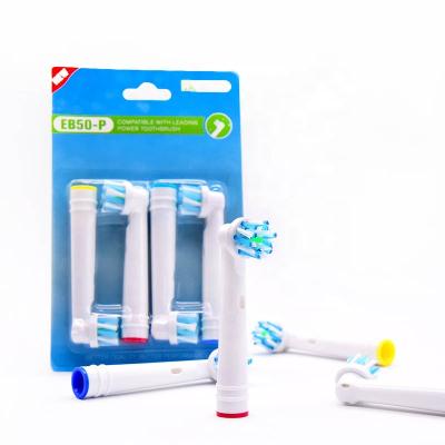 China 4pcs/pack Hotel Electric Toothbrush Head Variable Head Vibrator Toothbrushes Oral Toothbrush Replacement EB-50P for sale