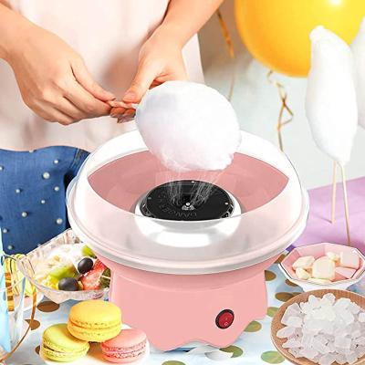 China Efficient Household Portable Marshmallow Machine Container Electric Mini Cotton Candy Maker Floss Heating and Floss Pack for sale