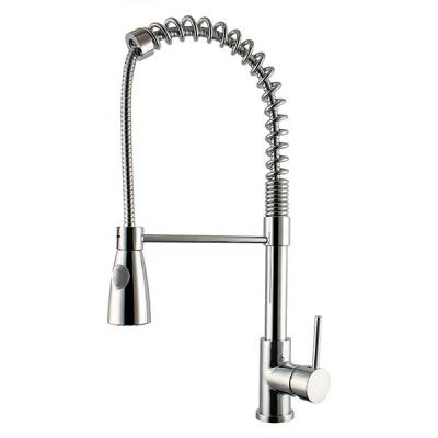 China Modern cozinha torneira faucets HIMXIER metered gourmet faucet deck mounted hot and cold water copper pull out kitchen faucet for sale