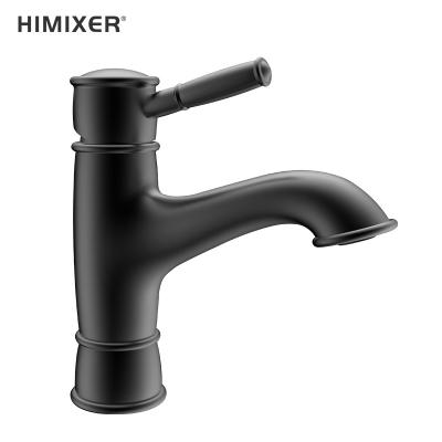 China Excellent Quality Himixer Faucets Brass Goods Popular Bathroom GLOBE Single Hole Basin Faucets Metered Mixer Tap for sale