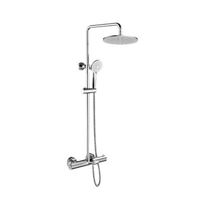 China With Sliding Bar HIMIXER Modern Bathroom Sink Taps Brass Single Handle Shower Faucet 3 Handle Dual Function Shower Faucet System for sale