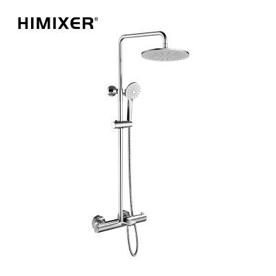 China With Slide Bar Himixer China Manufacturer Luxury Bathroom Ware Bath Shower Faucet Hot And Cold Water Faucet Thermostatic Brass Shower Faucets for sale