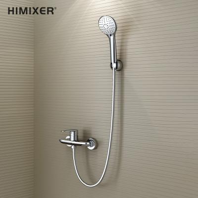 China Without Slide Bar Himixer Kaiping Manufacturer Single Handle Tub Shower Brass Faucets Shower Set Cold Hot Water Bath And Shower Sets for sale