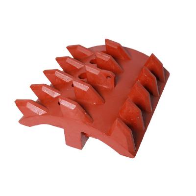 China Quarry factory customization manganese crusher spare parts movable Mn13Cr2 Mn18Cr2 quarry jaw fixed high and flat for jaw crusher for sale