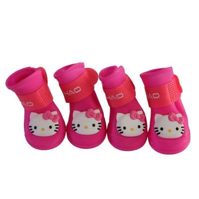 China Stocked Good Quality Chinese Material Waterproof Reflective Non-slip Wholesale Dog Shoes for sale