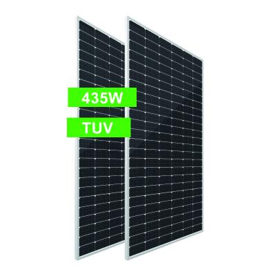 China placas mwt mono solar panel 415-435w cells 166mmx166mm solar panel factory 166mmx166mm standard demi 144 solares cells for sale