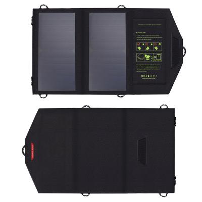 China Hot Sale 5V 10W Mobile Phones Outdoor Folding Solar Panel Charger For Mobile Phone Power Bank for sale