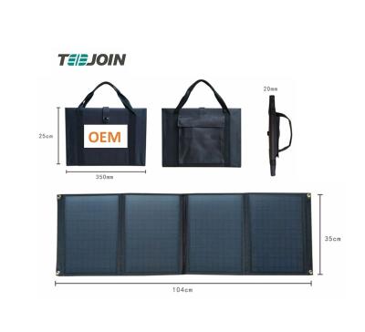 China Cellphone. high power portable 40w solar panel charger power bank folding notebook .power bank.battery bag for outdoor laptop battery for sale