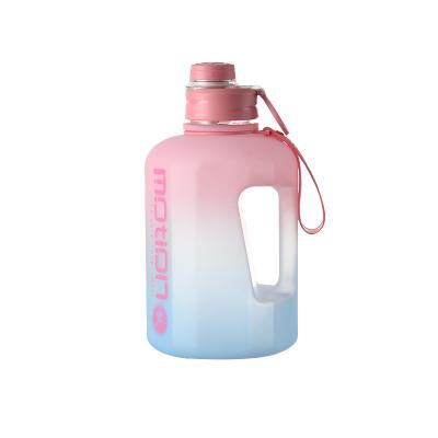 China Viable LOGO factory custom wholesale bpa free 2.50L plastic clear water bottle drinking bottle for sale