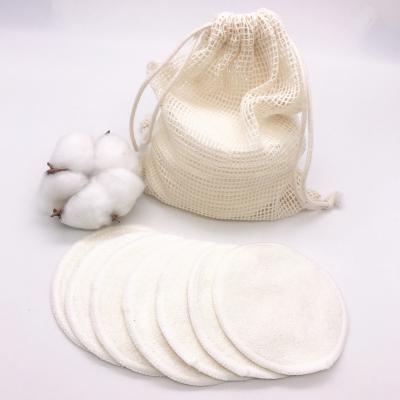 China Soft High Quality Household Reusable Household Sponge Makeup Remover Bamboo Cotton Pads for sale