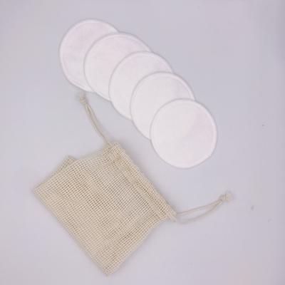 China Factory Soft Cheap Face Makeup Remover Pads Washable Bamboo Cotton Pads for sale