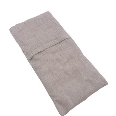 China High Quality Hotel Microwave Yoga Eye Mask Clay Beads Travel Spa Soft Cotton Sleep Eye Pillow for sale