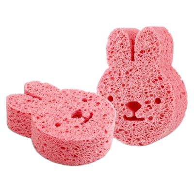 China EXFOLIATE Different Shape Eco-friendly Body Sponge Cellulose Cartoon Bath Cleaning Sponge For Kids for sale