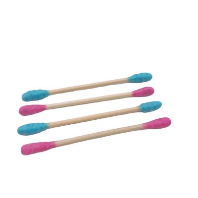 China Sustainable Wholesale OEM Buds Manufacturer Eco - Friendly Bamboo Cosmetic Cotton Swabs for sale