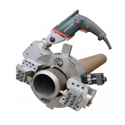 China Metal Pipe Cutter Metabo Motor Electric Self-centering Portable Stainless Steel Cold Beveling Cutting Machine For Large Size Thick Pipe for sale