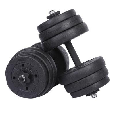 China Home\Gym\Sports Performance Gym Dumbbell Adjustable Set Plastic Cement Dumbbell for sale