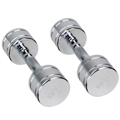 China Home\Gym\Sports Performance High Quality Chrome Steel Dumbbell Best Selling Small Weight Chromed Dumbbell Set for sale