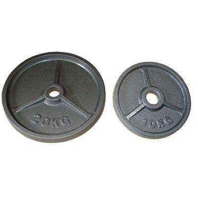 China Fitness Gray Cast Iron Weight Plate Lfiting Weight Barbell Weight Plate Gym for sale