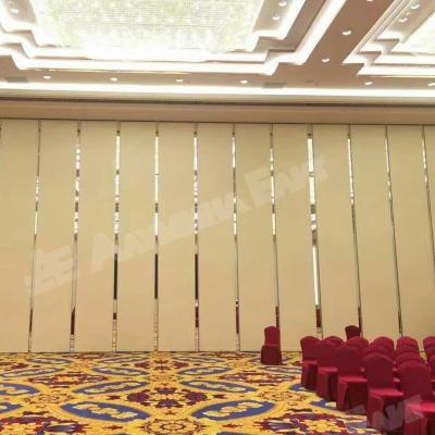 China Modern Hall and Hotel High Wooden Acoustic Movable Partition Soundproofing Operable Office Partition for sale