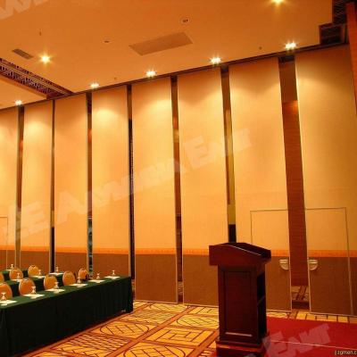 China Contemporary Hall and Hotel High Movable Wall Partitions Acoustic office  Sliding Wall System for sale