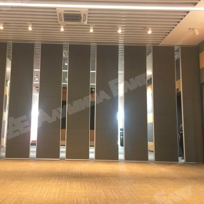 China Contemporary Conference Room Movable Partitions with Safety Device Acoustic insulation Wooden Operable Partition Dividers for sale